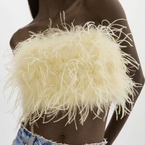 Lamarque Butter Yellow Top LAMARQUE Zaina Top in Buttermilk NWT